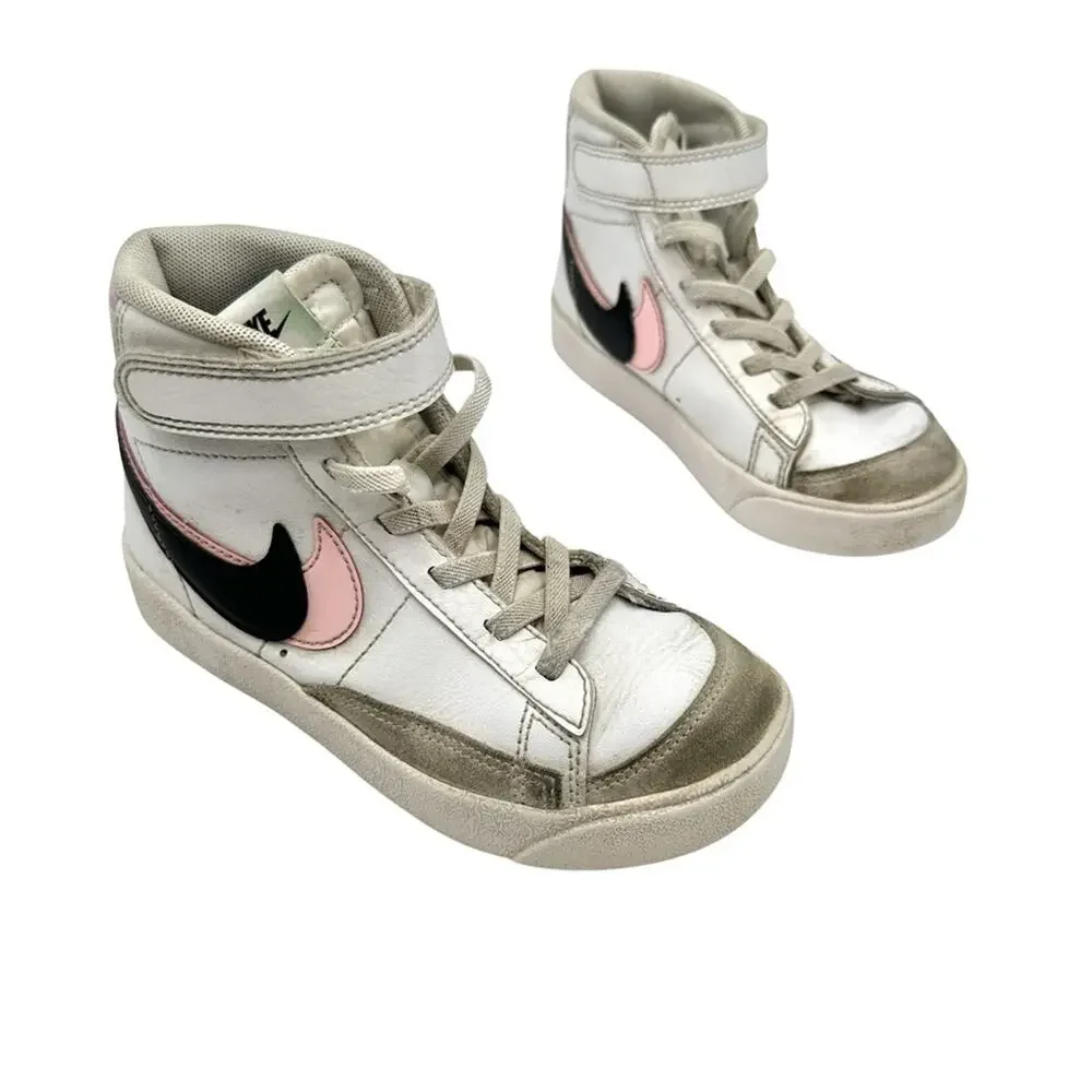 Nike Blazer Mid 77 SE Double Swoosh White Arctic Punch Toddler - size